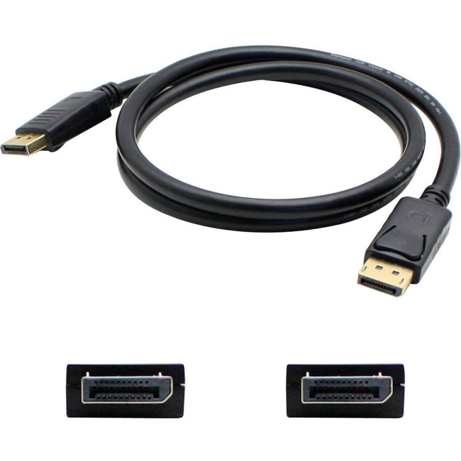 AddOn 6ft DisplayPort Male to Male Black Cable