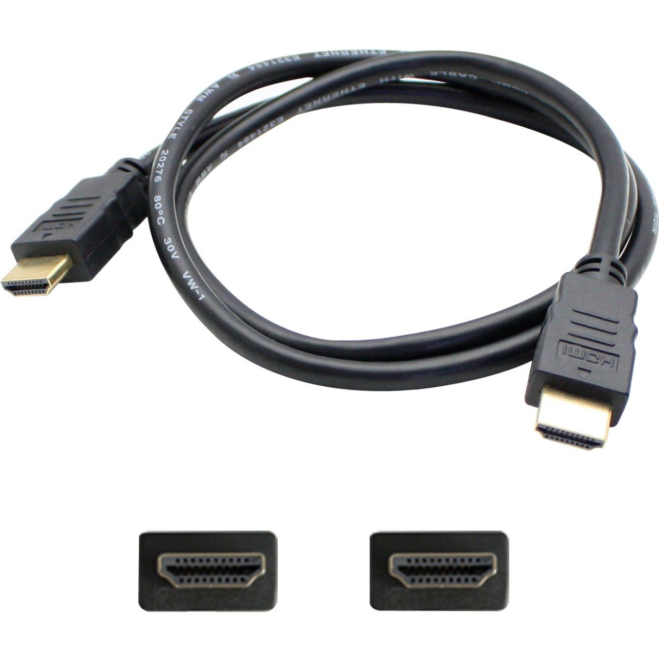 AddOn 6ft HDMI Male to Male Black Cable