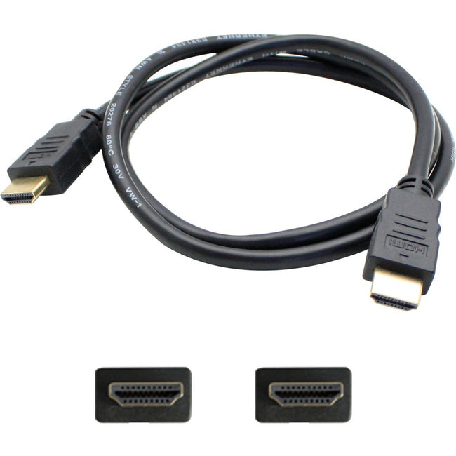 AddOn 5-Pack of 6ft HDMI Male to Male Black Cables