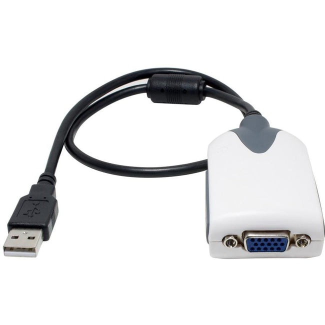 AddOn 8in USB 2.0 (A) Male to VGA Female Black Video Adapter