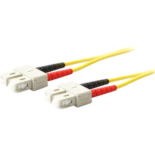 AddOn 1m SC (Male) to SC (Male) Yellow OS1 Duplex Fiber OFNR (Riser-Rated) Patch Cable