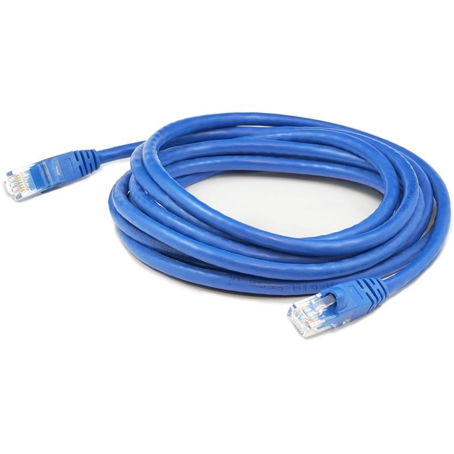 AddOn 25ft RJ-45 (Male) to RJ-45 (Male) Blue Cat6A UTP PVC Copper Patch Cable