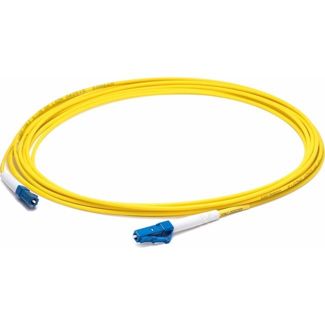 AddOn 2m LC (Male) to LC (Male) Yellow OS1 Simplex Fiber OFNR (Riser-Rated) Patch Cable