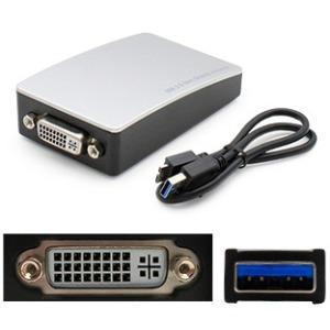 AddOn 1ft USB 3.0 (A) Male to DVI-I (29 pin) Female White Video Adapter